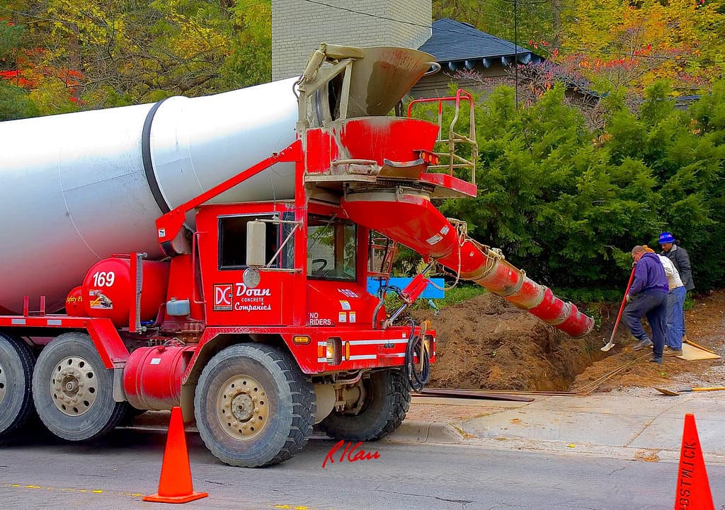 ready mix concrete truck