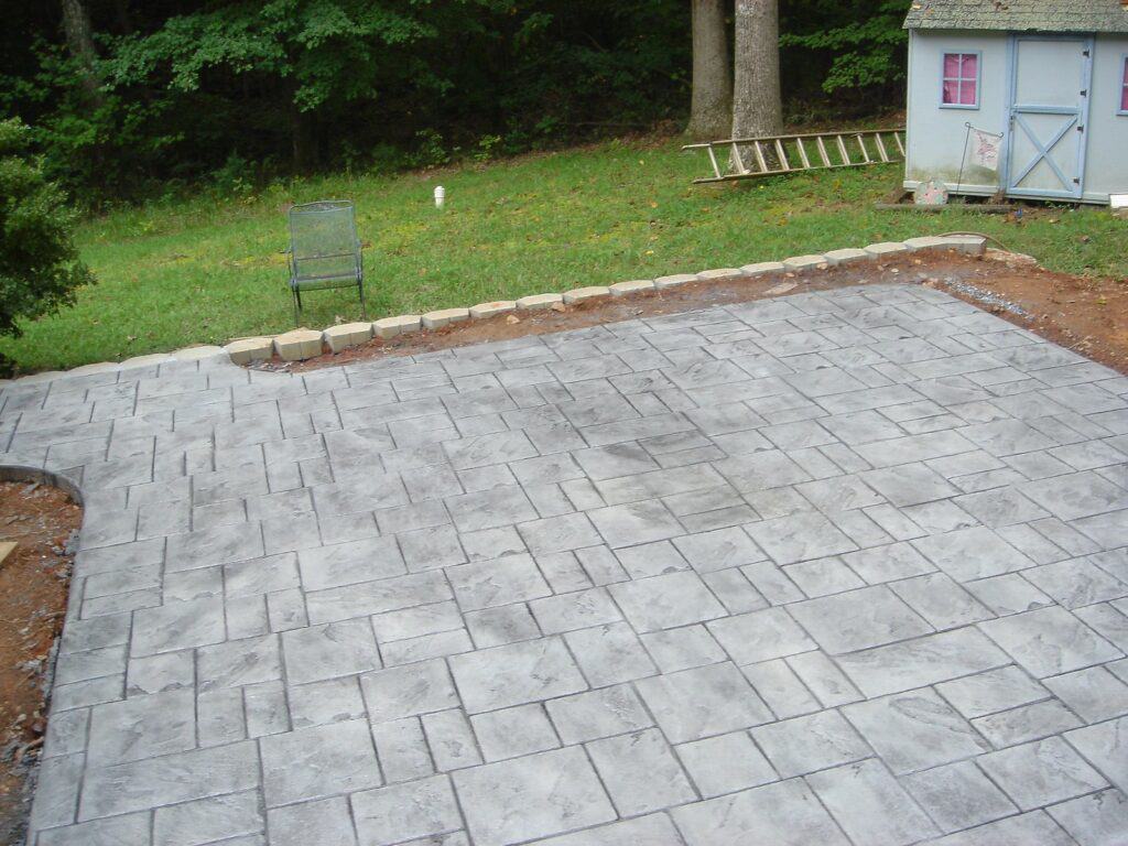 stamped concrete