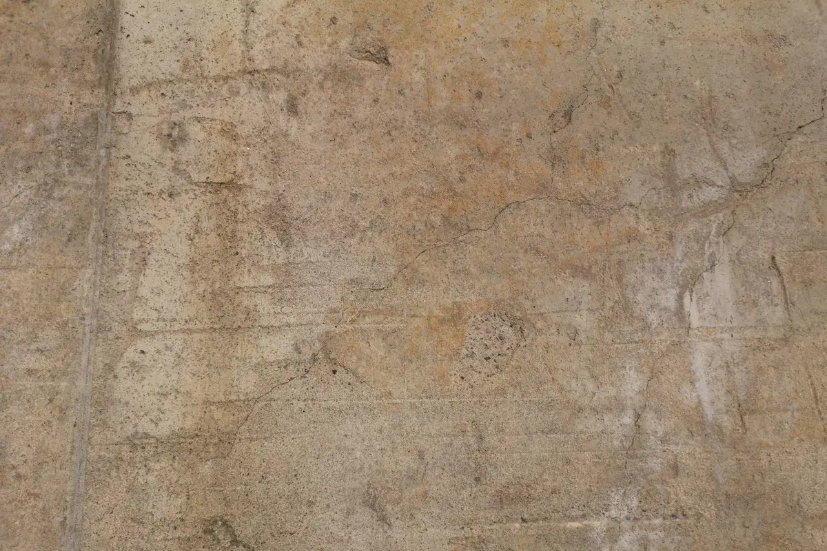 Colorful stamped concrete overlays showcasing various patterns and textures for decorative projects.